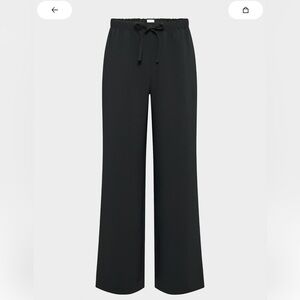 Aritzia Lodge Pant Crepette Black Small Tall